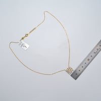 عقد ايطالي ذهب 18 - صورة 2