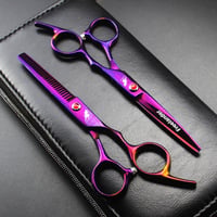 Purple Freelander Japanese Hair Scissor Size 6.0 - Image 8