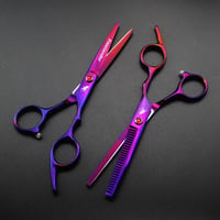 Purple Freelander Japanese Hair Scissor Size 6.0 - Image 2
