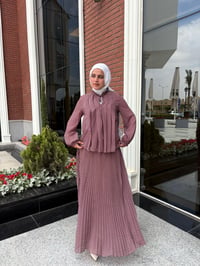  سوت شيفون تركي مشجر - صورة 1