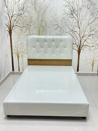 سرير  نفر ونص مقاس 120*190 خشب متعدد الالوان  - صورة 5