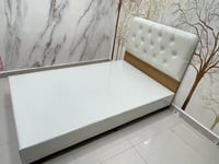 سرير  نفر ونص مقاس 120*190 خشب متعدد الالوان  - صورة 1