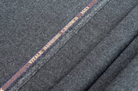 صوف ايطالي ١٠٠٪ من شركة VITALE BARBERIS Bird Eye باللون رمادي غامق رقم (99.1145/4) - صورة 2