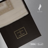  شال ZEGNA مميز باللون البيج بتطريز باللون البيج الفاتح فريد من نوعه  - صورة 1