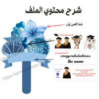 لوحة تخرج مسكة 9 - صورة 2