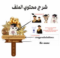 لوحة تخرج مسكة 4 - صورة 2
