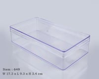 علب اكريلك بغطاء منفصل21*15  - صورة 2