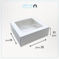 علب كيك 30*30*9سم  - صورة 1