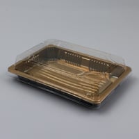صحن بلاستيك بغطاء شفاف - صورة 2
