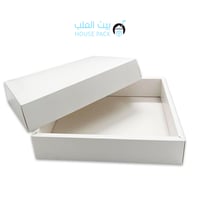 Luxury white rectangular boxes 24.5*30.5*6 - Image 2