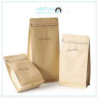  اكياس قهوة ابيض - بني - صورة 4