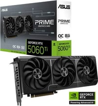 ASUS PRIME RTX 5060 TI 8GB 3X OC كرت شاشه - صورة 1