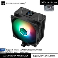 مبرد هوائي ARGB للمعالج بشاشة LCD و4 أنابيب حرارية - صورة 6