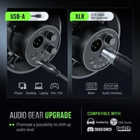 ميكروفون FIFINE K688 ديناميكي USB/XLR مع منفذ سماعة - صورة 6