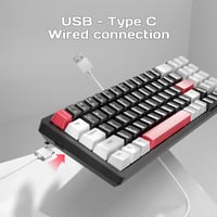 لوحة مفاتيح سلكي R78 بحجم 75 % - صورة 3