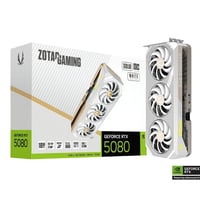 ZOTAC GAMING RTX 5080 SOLID OC - 16GB WHITEكرت ابيض - صورة 1