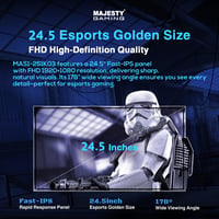 شاشة قيمنق ماجيستي 24.5 بوصة – FHD 1080P، 200Hz، 0.5ms، IPS، HDR، G-SYNC & FreeSync - صورة 9