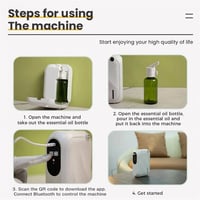 ناشر العطور الذكي (Smart Scent Diffuser) - تغطية حتى 200م³ وتحكم كامل عبر البلوتوث - صورة 7