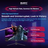 شاشة قيمنق ماجيستي 24.5 بوصة – FHD 1080P، 200Hz، 0.5ms، IPS، HDR، G-SYNC & FreeSync - صورة 5