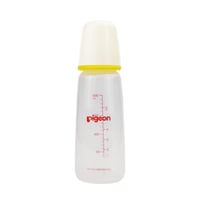 Pigeon Slim Neck Plastic Bottle White Cap  (Assorted) - 200ML - Image 1