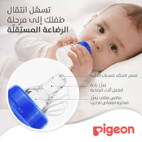 Pigeon Slim Neck Plastic Bottle Clear Cap  (Assorted) - 50ML - Image 2