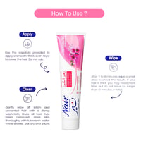 Nair Tube Cherry Blossm Hair Remover Cream - 110ML - Image 4