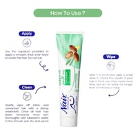 Nair Tube Argan Oil  Hair Remover Cream - 110ML - Image 4