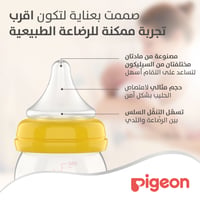 Pigeon Softouch Wide Neck Nipple Two  Pieces - 3+ Months  - Image 5