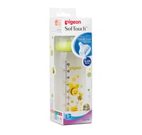 Pigeon Softouch Wide Neck Glass Bottle Decorated  - 240 ML - Image 3