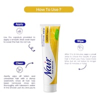 Nair Tube Lemon Hair Remover Cream - 110ML - Image 4