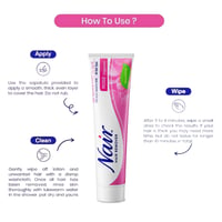 Nair Tube Rose Hair Remover Cream - 110ML - Image 2