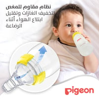 Pigeon Slim Neck Plastic Bottle White Cap  (Assorted) - 200ML - Image 5