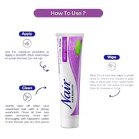 Nair Tube Moisturizing  Hair Remover Cream - 110ML - Image 4