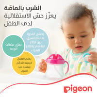 Pigeon Pink Mag Mag Straw Cup Step Three Eight Months - 200ML - Image 6