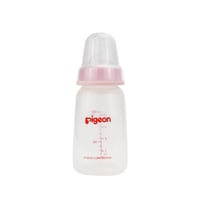 Pigeon Slim Neck Plastic Bottle Clear Cap  (Assorted) - 120ML - Image 1