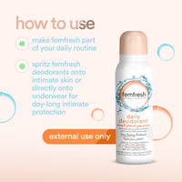 Femfresh Deodorant Spray -125 ML - Image 3