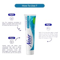 Nair Tube Delicate  Hair Remover Cream - 110ML - Image 3