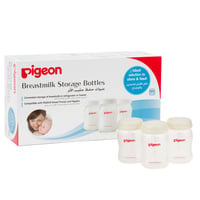 Pigeon Breast Milk Storage Bottles Three Pieces- 160 ML - Image 1