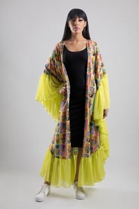 Ruffle Kaf Abaya - Image 1