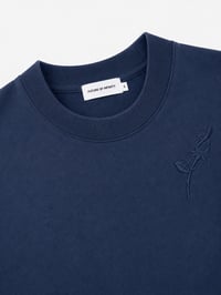 Embroidered Rose Cotton T-Shirt - Image 2
