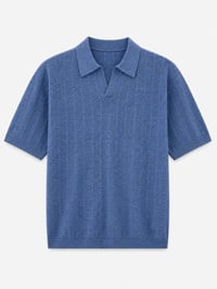 Knit Polo T-Shirt - Image 1