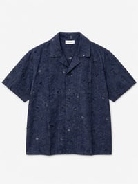 Premium Distressed Navy Statement Shirt - Image 1
