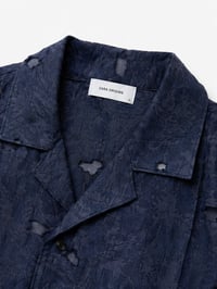 Premium Distressed Navy Statement Shirt - Image 3