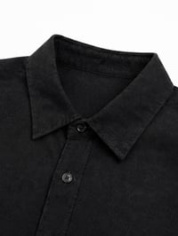 Cotton Blend Shirt – Black - Image 2
