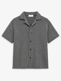 Knitted Geometric Shirt - Image 1