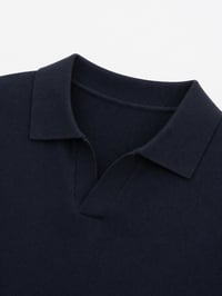 Polo T-Shirt Navy Blue - Image 2