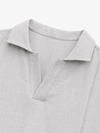 Linen Shirt Grey - Image 2