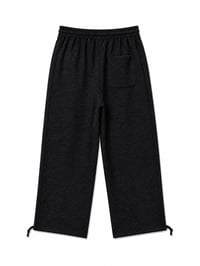 Relaxed Wide Leg Cotton Blend Pants - Image 6