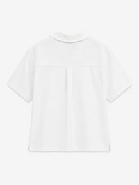 White Linen-Texture Shirt - Image 3