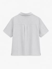 Linen Shirt Grey - Image 3